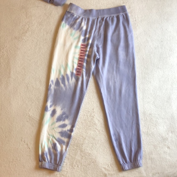NWT Wild Fox 2Pc Set. Hoodie & Joggers. Lilac, Seafoam, & White TieDye. Cute!! S - Picture 6 of 14